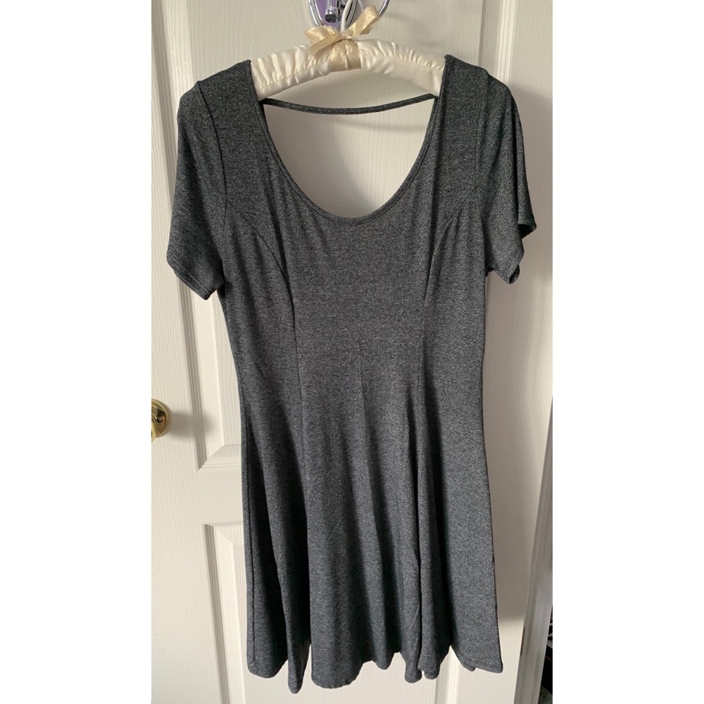 Heathered Gray Fit-and-Flare